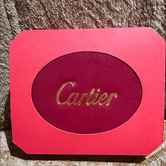 Cartier Red and Gold Decorative Box